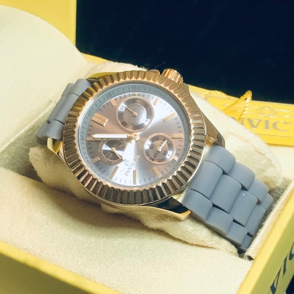 Invicta Gold and Gray Women's Watch - Picture 1 of 10